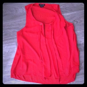 Gently Used Red Top Size Large